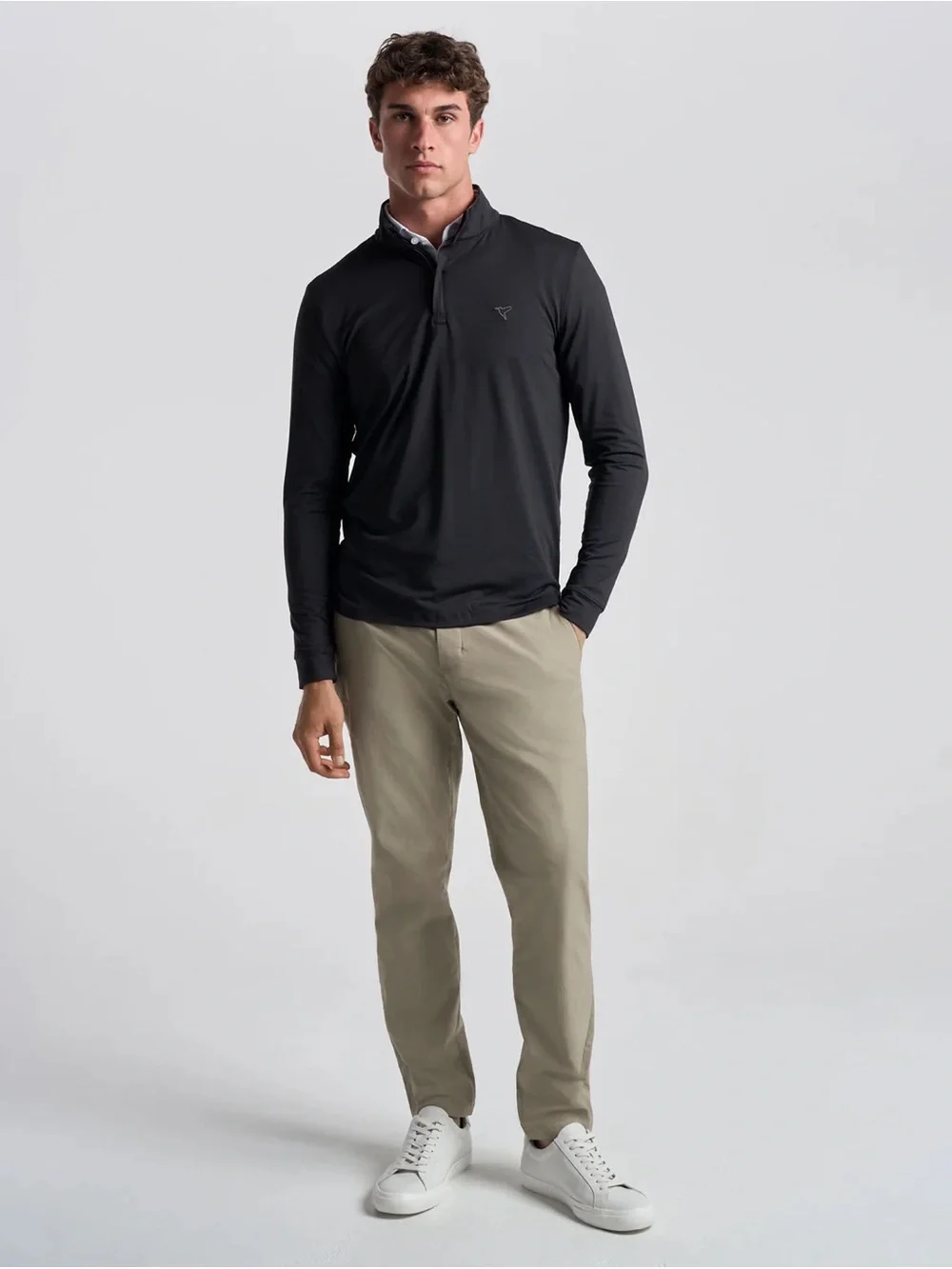 Birddogs‎ Stretch Khakis Slim Fit Pants Unlined 30”x30”Casual Golf Comfort Beige